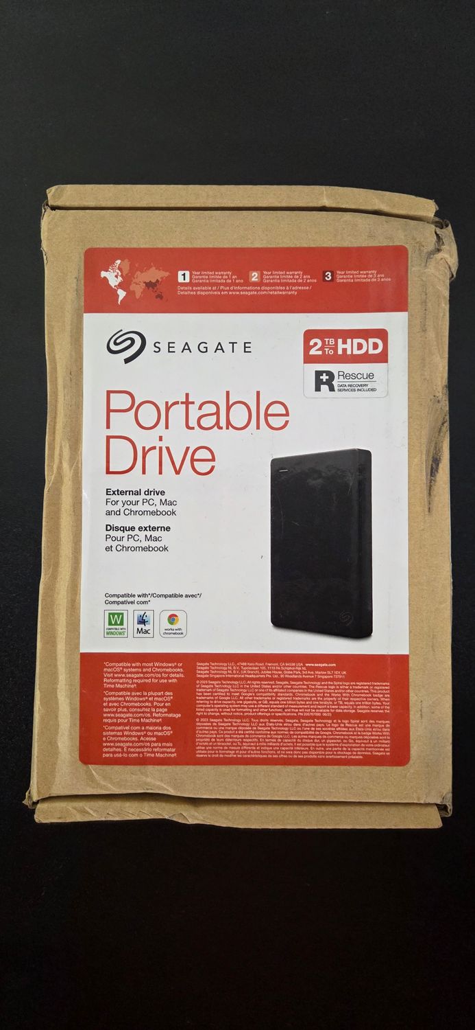 Seagate Portable Hard Drive 2TB