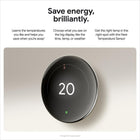 Google Nest Learning Thermostat (4th Gen) with Temp Sensor - Silver