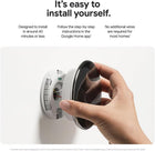 Google Nest Learning Thermostat (4th Gen) with Temp Sensor - Silver
