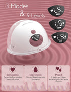 Momcozy M5 Smart Hands-Free Wearable Breast Pump (Cozy Gray, 2 Count)