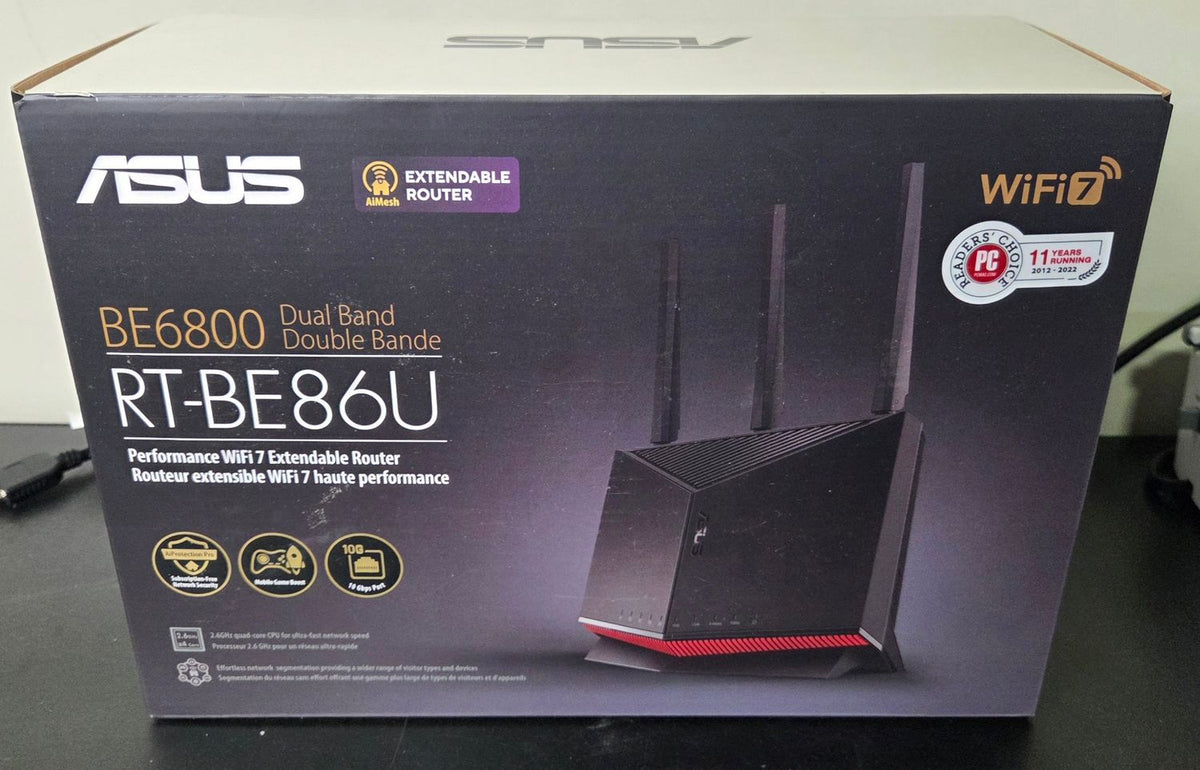 ASUS BE6800 RT-BE86U WiFi 7 Gaming Router