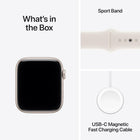 Apple Watch SE 3 [GPS 40mm] Smartwatch with Starlight Case & Starlight Sport Band