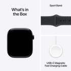 Apple Watch Series 11 [GPS 46mm] Smartwatch with Jet Black Case & Black Sport Band - M/L