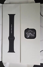 Apple Watch Series 11 [GPS 46mm] Smartwatch with Jet Black Case & Black Sport Band - M/L