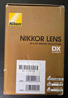 Nikon AF-S DX NIKKOR 35mm f/1.8G Lens