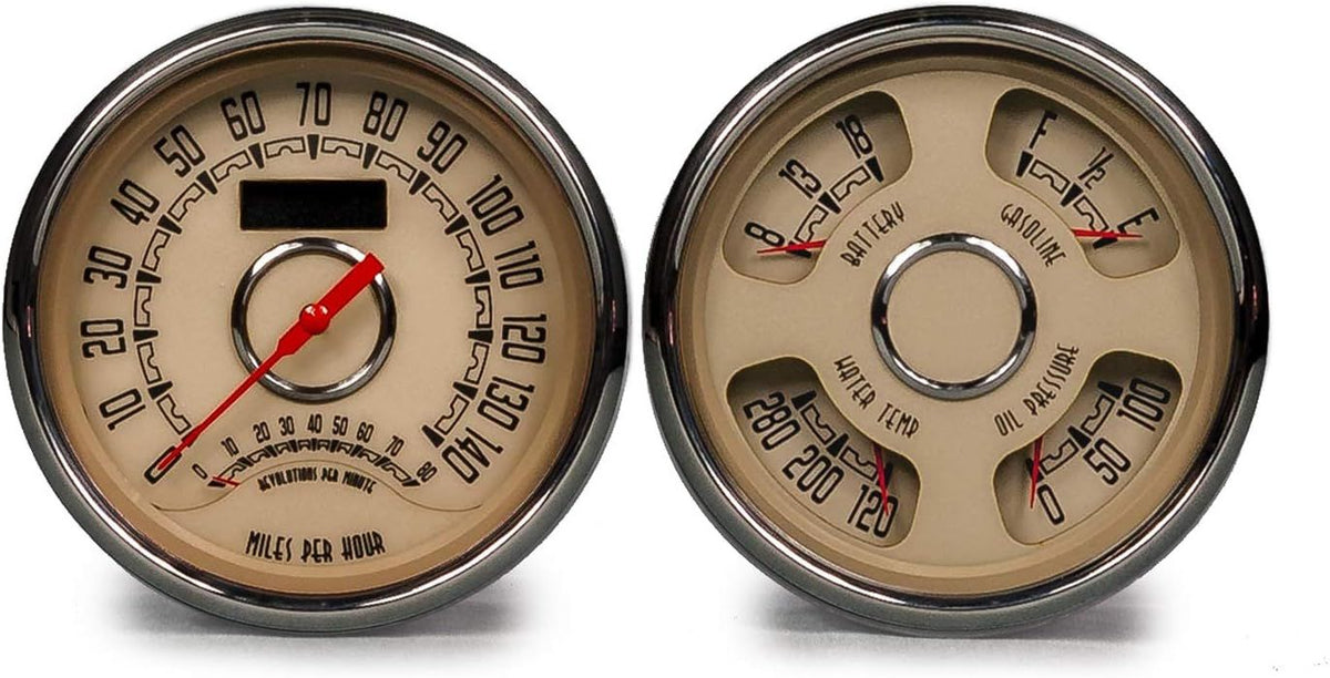 Vintage USA Woodward Series Analog Gauges 37215-02