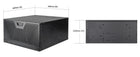 SilverStone RM51 5U rackmount server chassis with dual 180mm fans